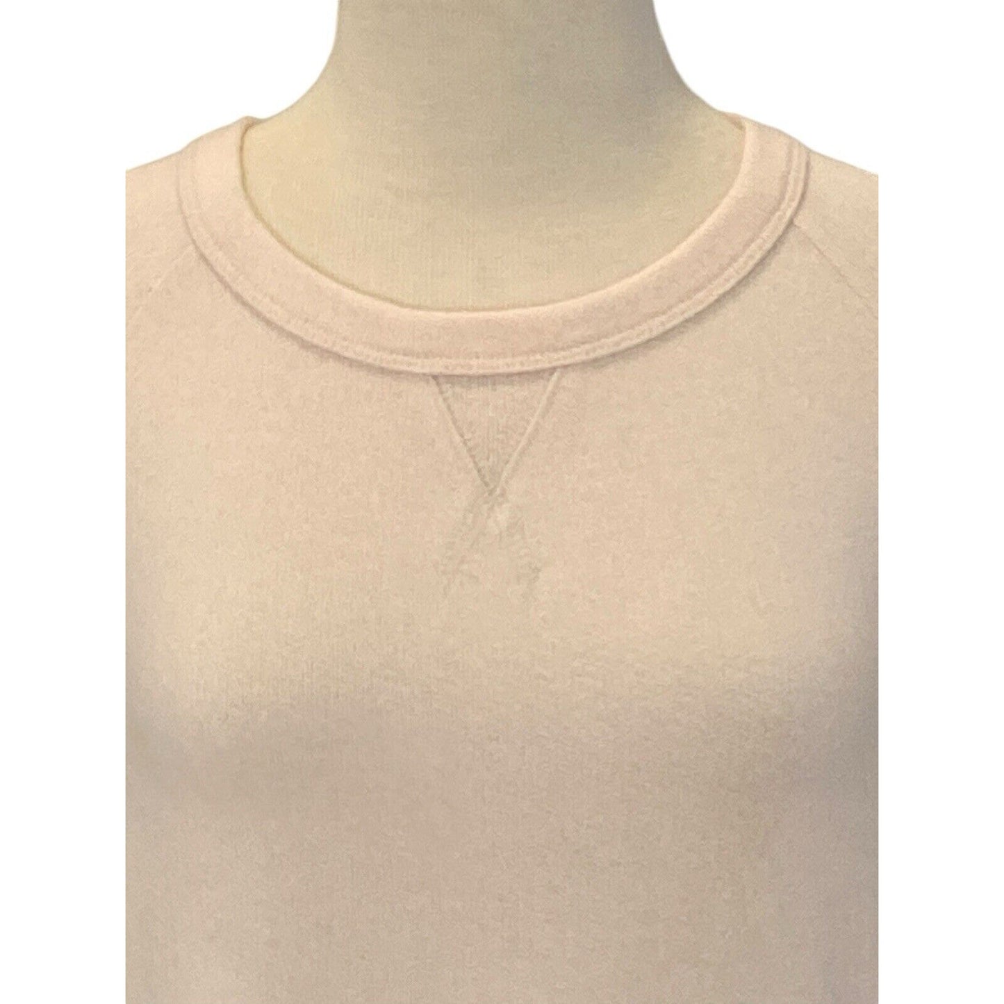 Byron Bay Women’s Blush Solid Soft Pullover Sweater Long Sleeve No Size Tag