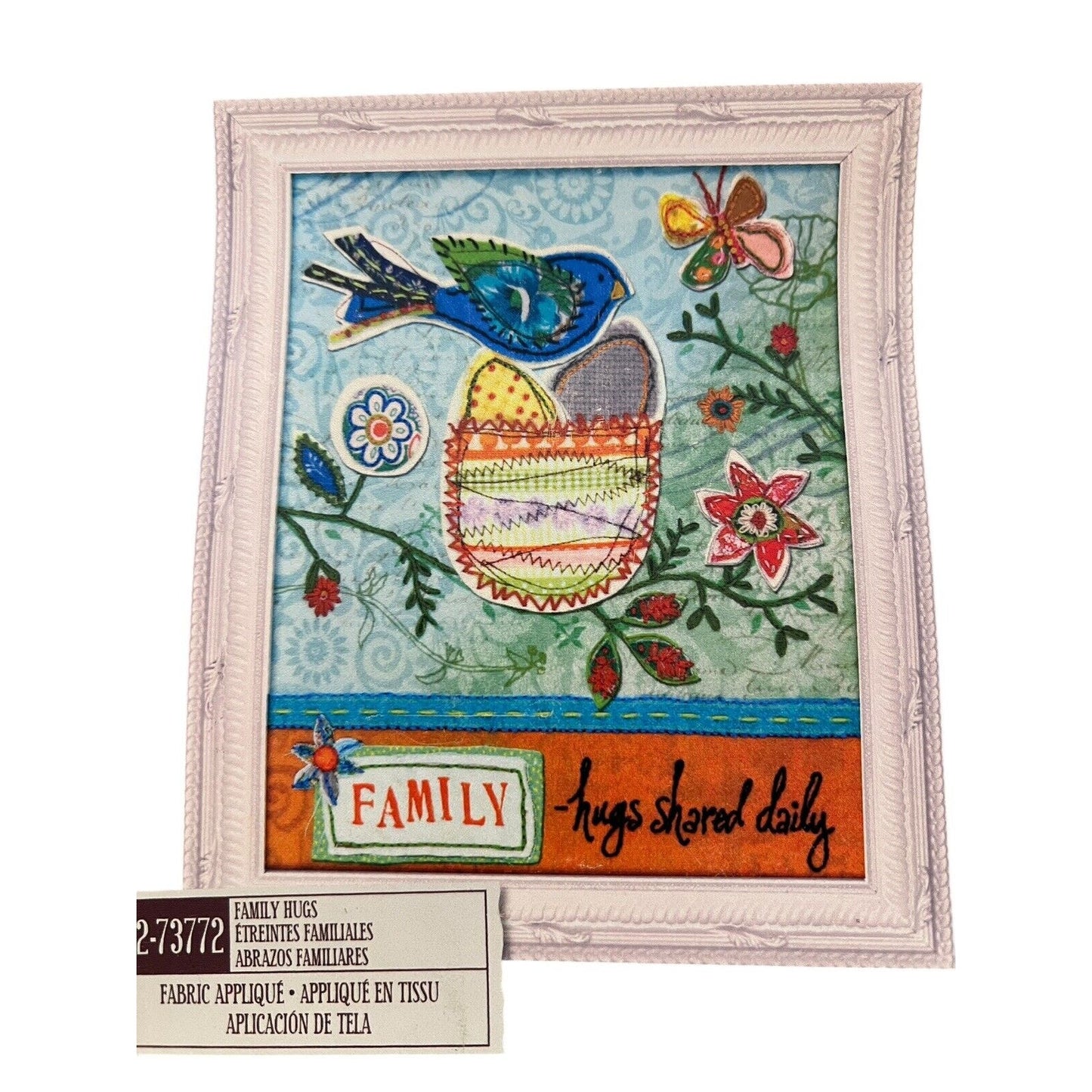 Dimensions Whimsy Applique Embroidery Kit Family Hugs Bird Lori Siebert New