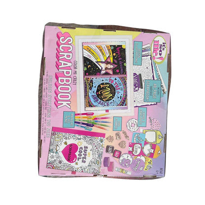 Color Me Crazy Scrapbook Box Kit with Hardcover Book New