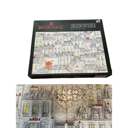Moulin Rouge One Thousand Piece Jigsaw Puzzle Go! Games 1000 Opened Complete