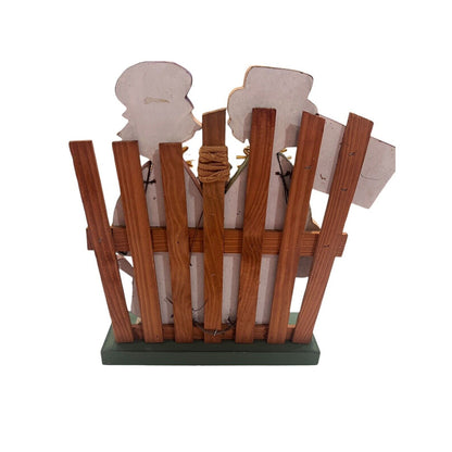 Wooden Autumn Halloween Decor Pumpkin Patch Home Fall Decoration Painted