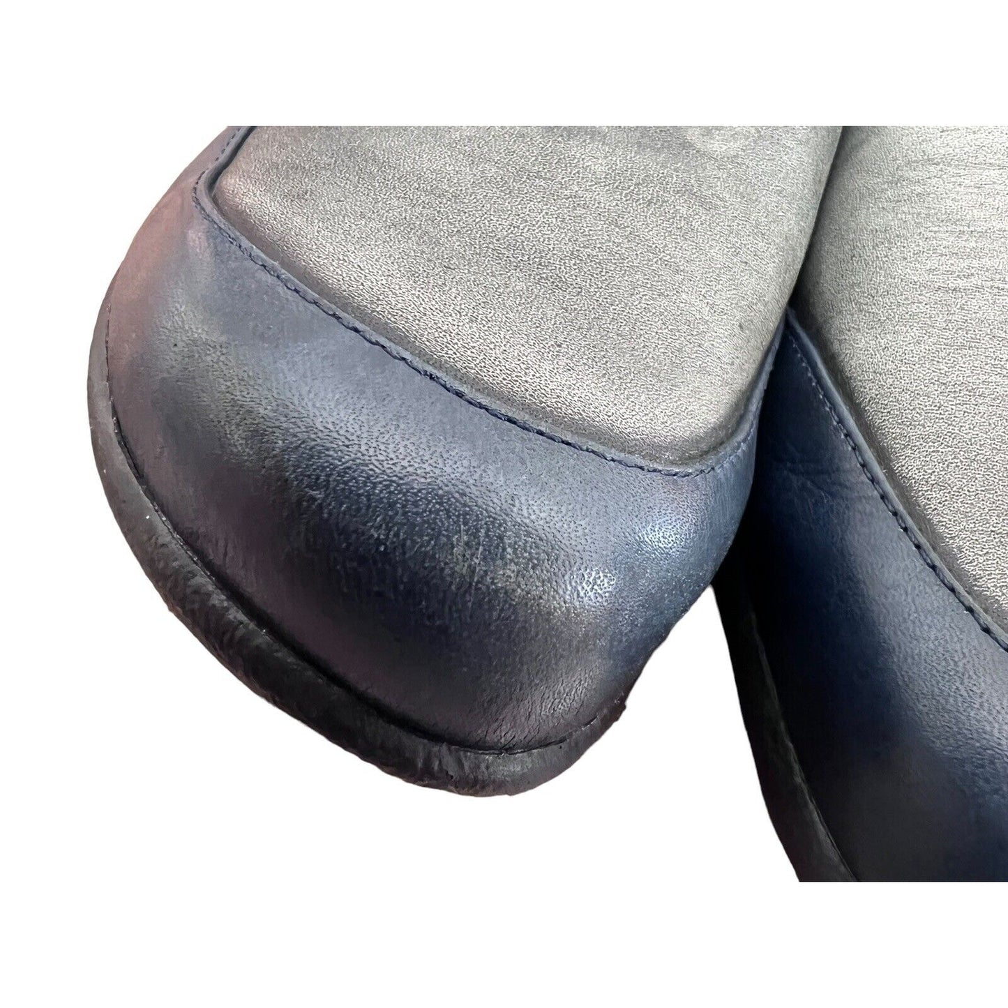 Size 9 (eu 40) Naot Made in Israel Navy Blue Slip On Comfort Shoes