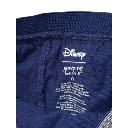 Disney Jumping Beans Size 6 Girls Skirt Layered Tulle Navy Metallic Mermaid Line