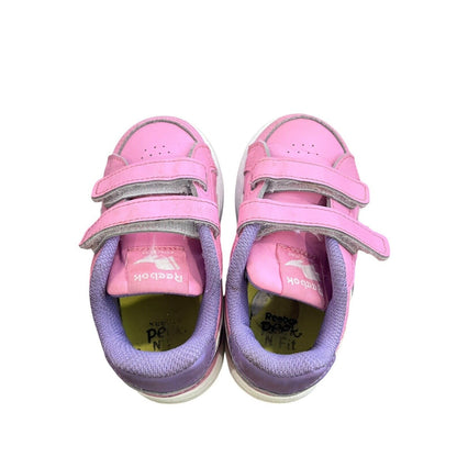 Toddler Girls Shoes Size 6 Reebok Pink Hook Loop Closure Walking Sneakers