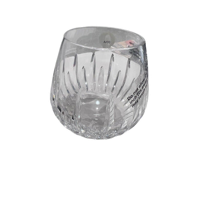 New Vintage Waterford Lead Crystal Reflections 3-1/2" Votive Candle Holder