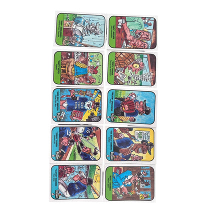 Wacky at Bats Confex Inc. Trading Cards Set Of 10