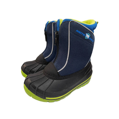 Arctic Shield Boys Waterproof Insulated Blue Warm Winter Snow Boot Youth Size 10