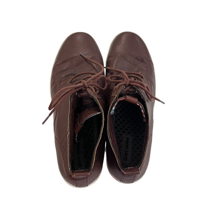 Size 12 Ben Sherman High-Top Brown Leather Casual Chukka Sneakers Boots Men’s