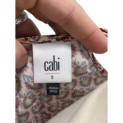 Size Small Cabi Boho Sleeveless Spaghetti Strap Blouse Top Shirt