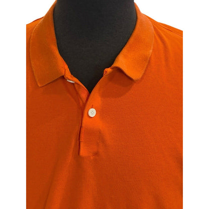 Size Medium Orange Men’s Nike Polo Shirt Short Sleeve Dri-fit