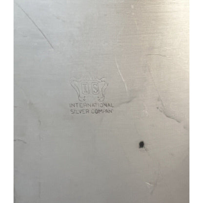 Vintage Chippendale International Silver Company Plated Oval Serving Bowl