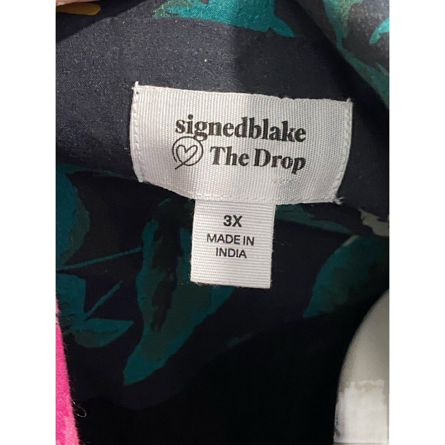 The Drop Blake Long Floral Button Down Jacket Dress Size 3X