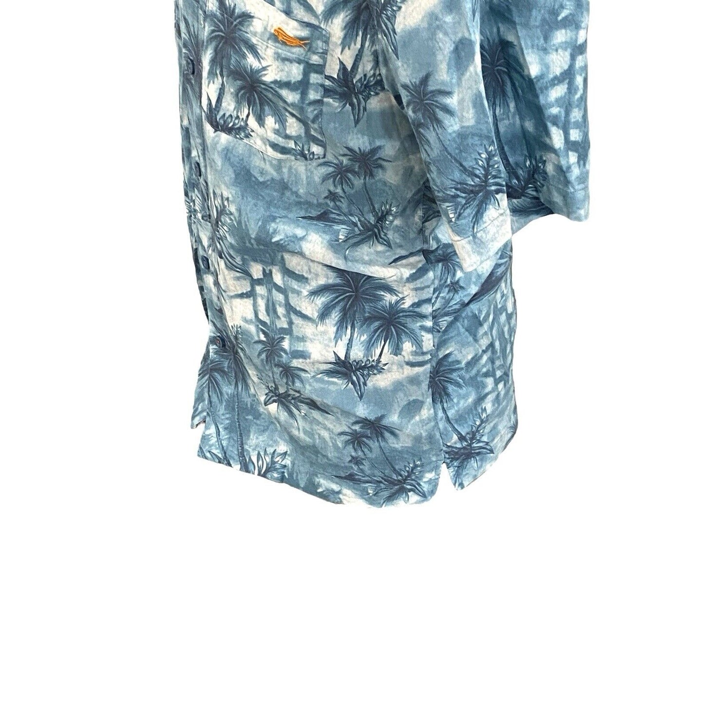 SALT LIFE Live Salty Short Sleeve Hawaiian Shirt Fishing Outdoor Boating Size Sm