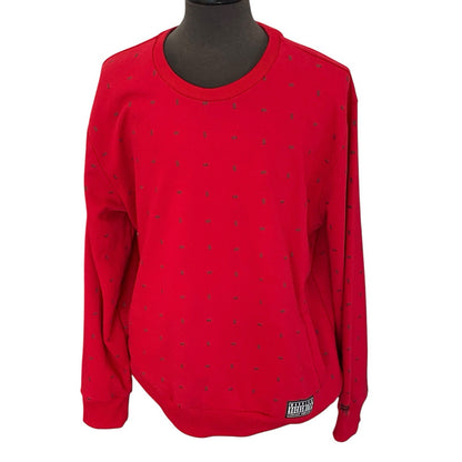 Rock Smith Brand Red Sweatshirt Dollar Signs Grunge Street wear Size 2XL