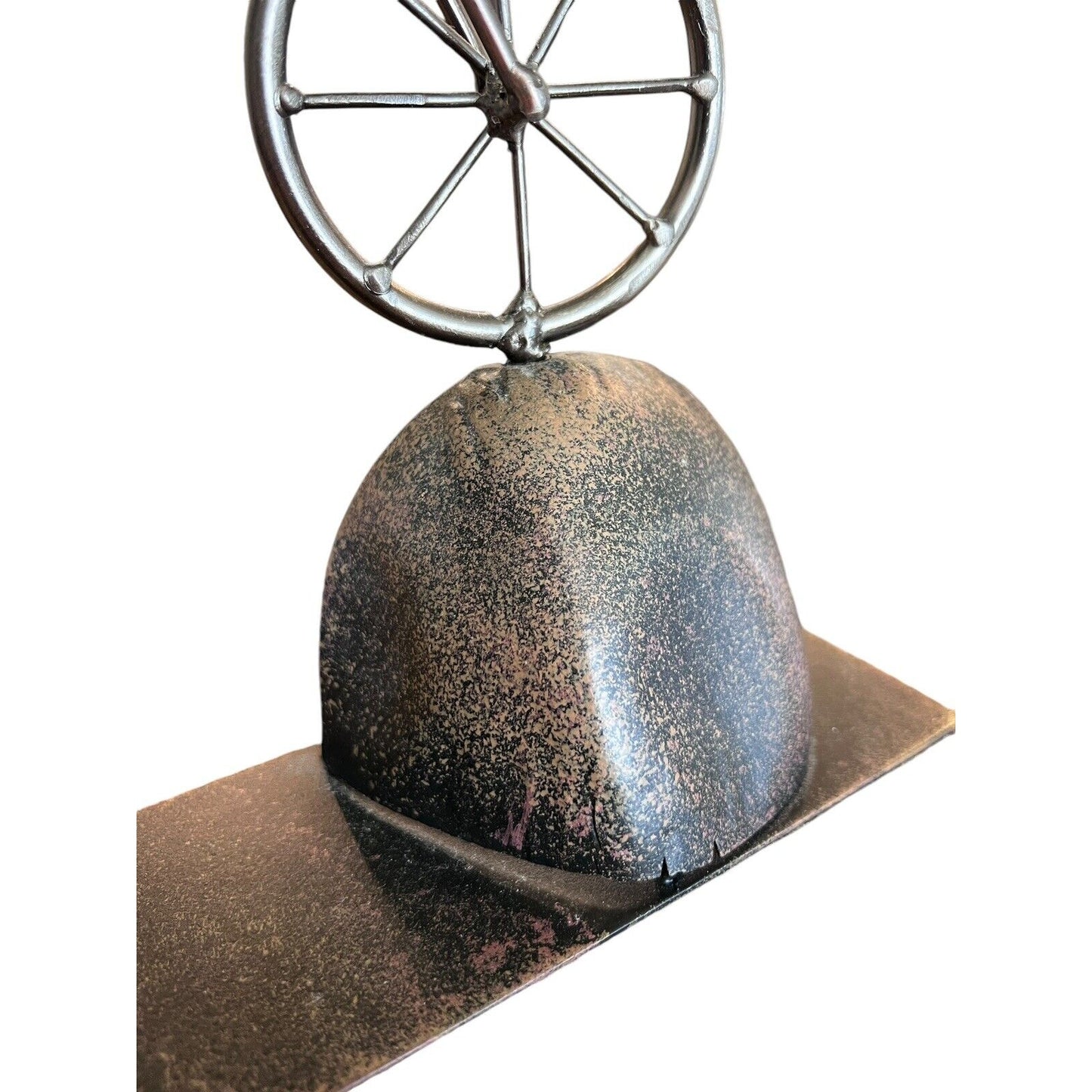 Bicycle Cyclist Nuts & Bolts Metal Sculpture BMX Bike Mountain Bike