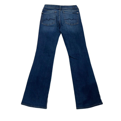 7 SEVEN FOR ALL MANKIND JEANS Original Bootcut Dark Flare Stretch Great Cond