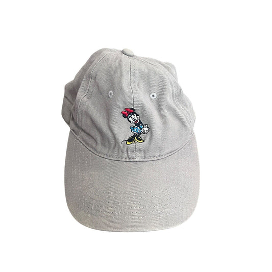 Disney Minnie Mouse Tan Ball Cap Adjustable Vintage Cotton Youth Size