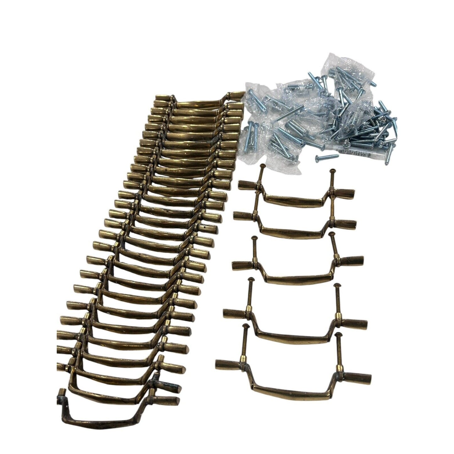 KBC Brass plated Cabinet Drawer Pulls 32 Pc Lot KBC PN# N18230 3" On Center