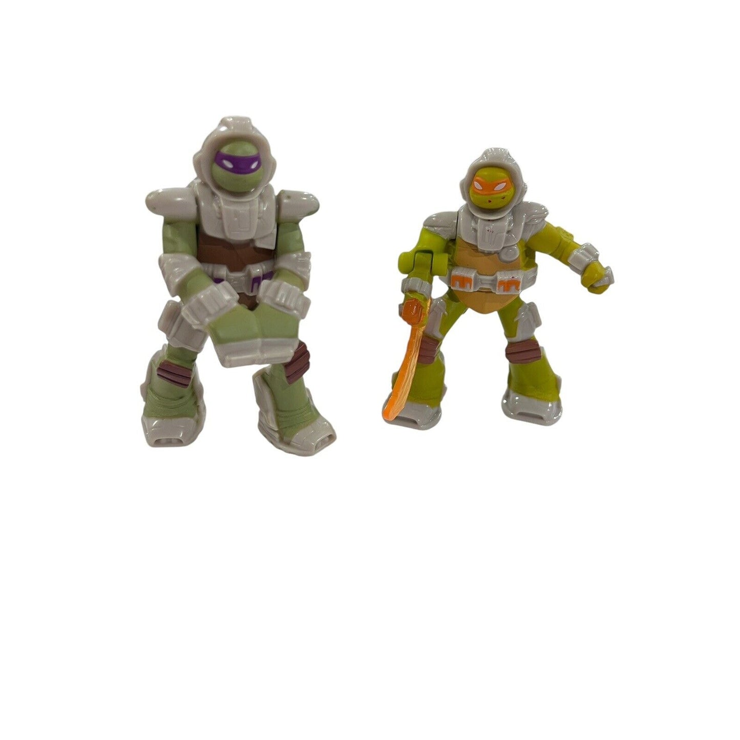 Donatello Michelangelo Figures Teenage Mutant Ninja Turtles 2016 McDonalds Toy