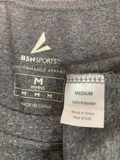 Medium BSN Sports Womens Gray Tshirt OMG!  One More Game