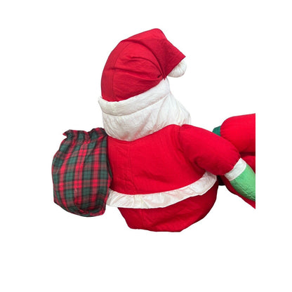 Santa Mrs Claus Christmas Nylon Plush Lot Parachute Soft Stuffed Toys JS Interna