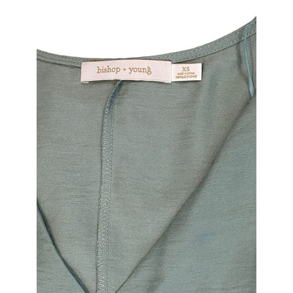 Size XS BISHOP + YOUNG Romper Seafoam Green Anthropologie NWT Sage Green