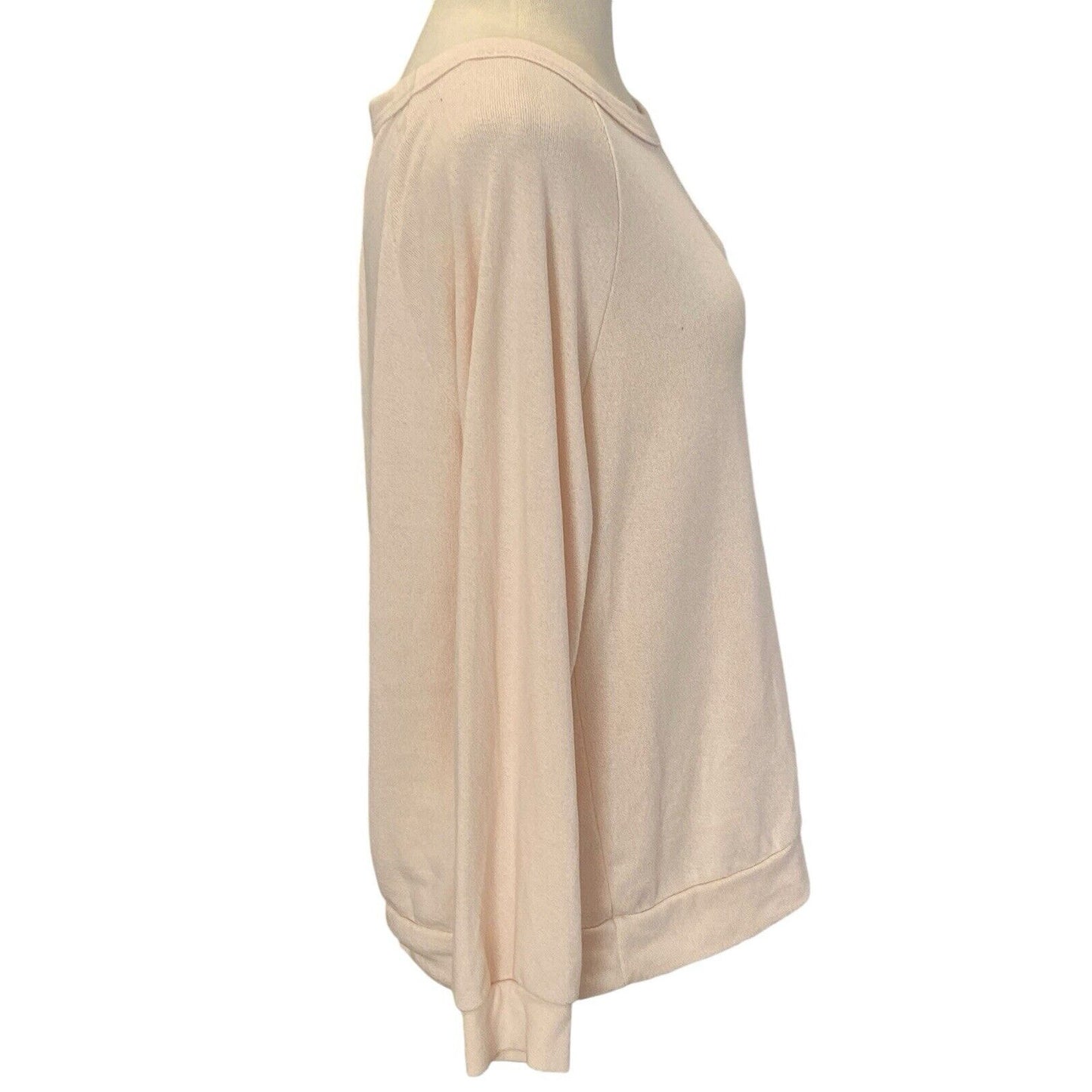 Byron Bay Women’s Blush Solid Soft Pullover Sweater Long Sleeve No Size Tag