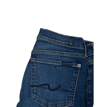 7 SEVEN FOR ALL MANKIND JEANS Original Bootcut Dark Flare Stretch Great Cond