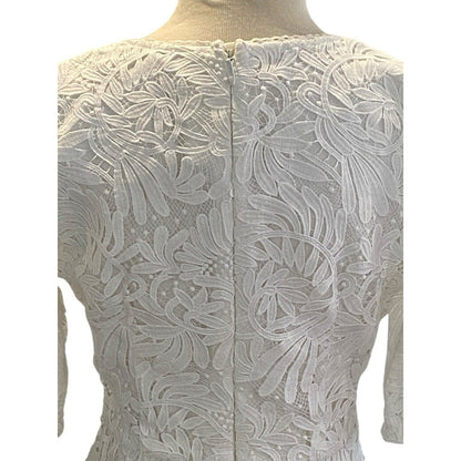 Size Medium Fate Night Of Elegance Lace White Dress NWT