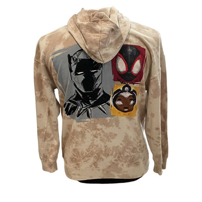 Youth XL Marvel Beige Hoodie Miles Storm Black Panther by Nikkolas Smith Collab