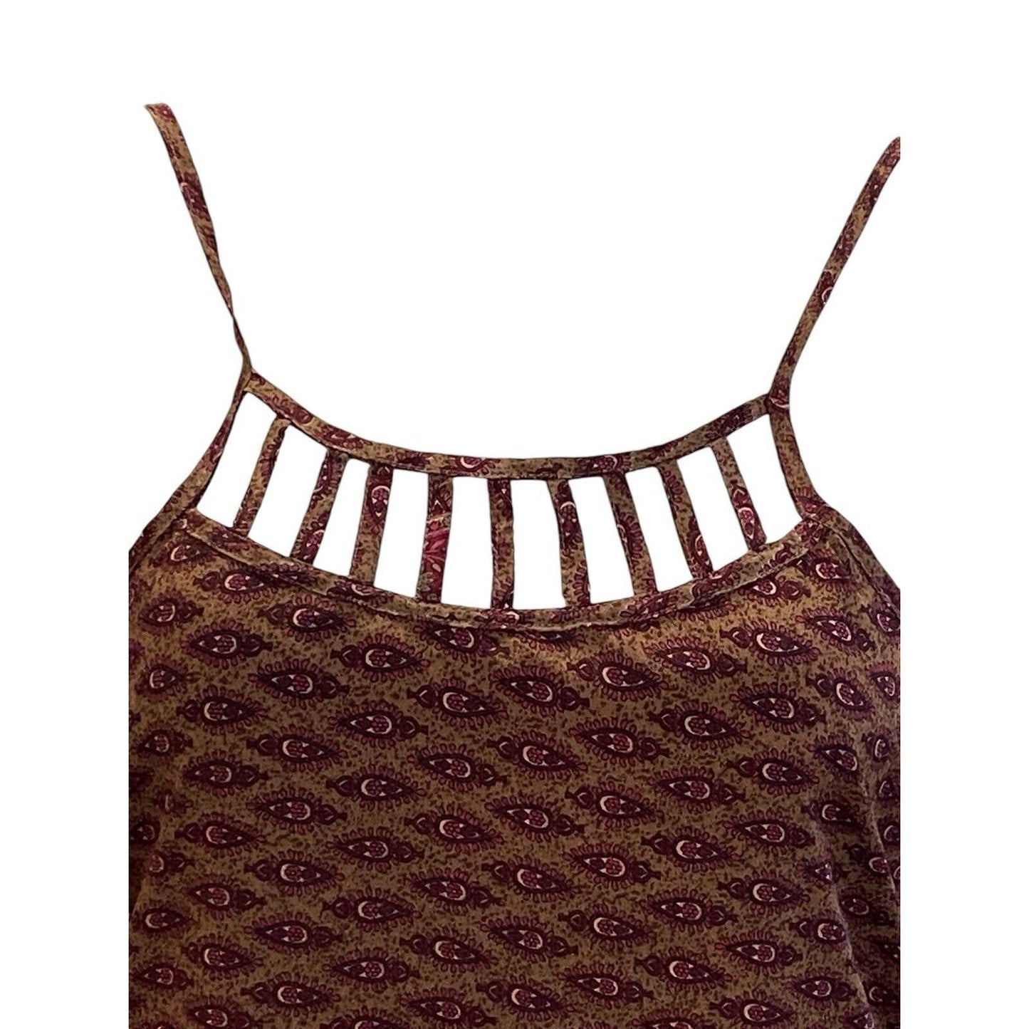 Size XXL Boho Earthbound Trading Company Women’s Sleeveless Gauzy Blouse