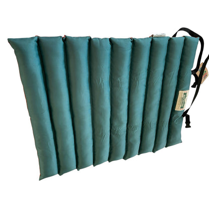 Happy Tails Outdoor Dog Bed Green Brown Camping Adventure 34”x26”