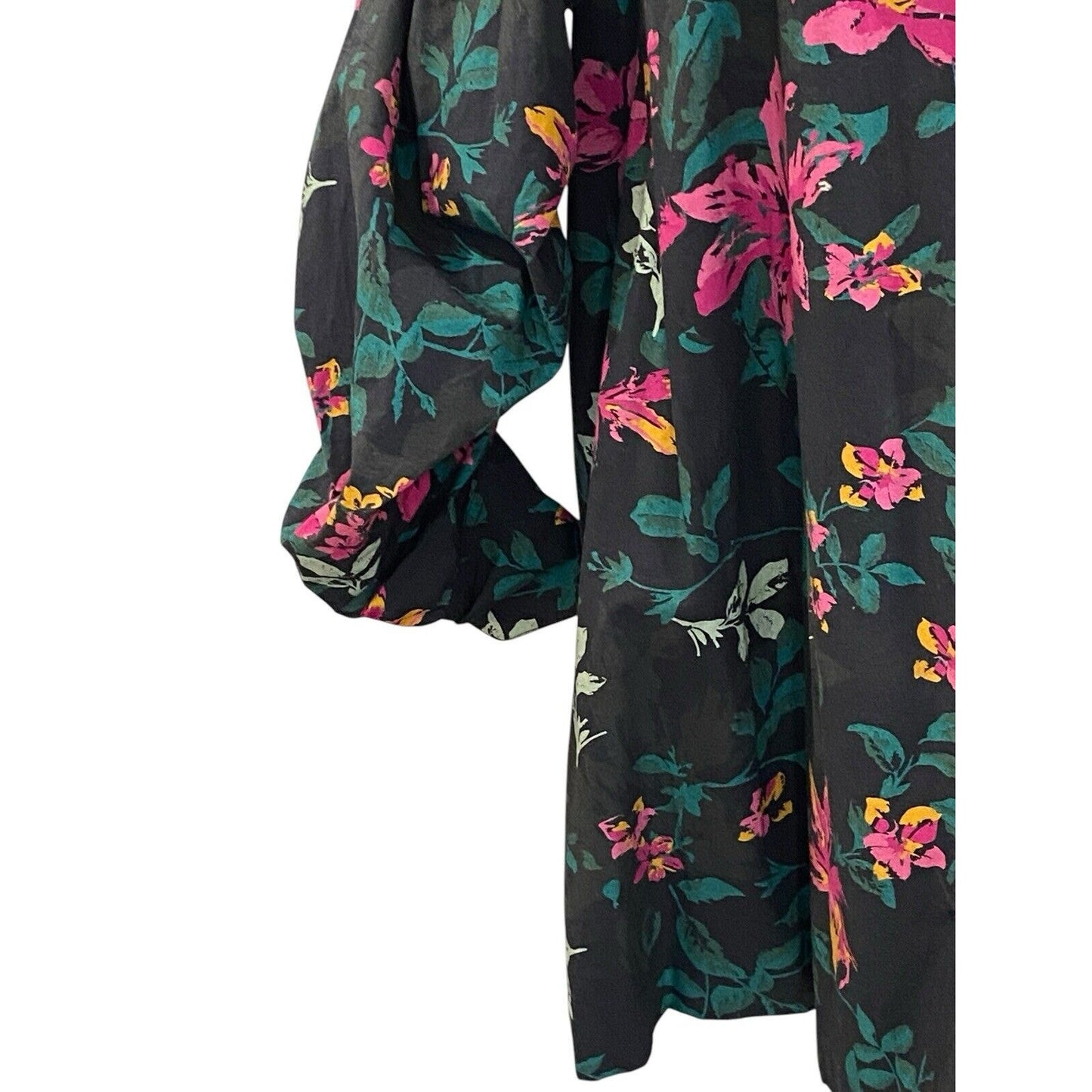 The Drop Blake Long Floral Button Down Jacket Dress Size 3X