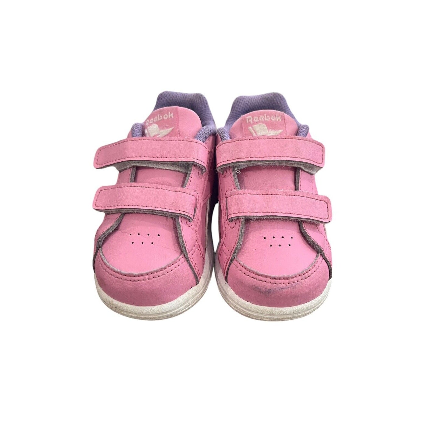 Toddler Girls Shoes Size 6 Reebok Pink Hook Loop Closure Walking Sneakers