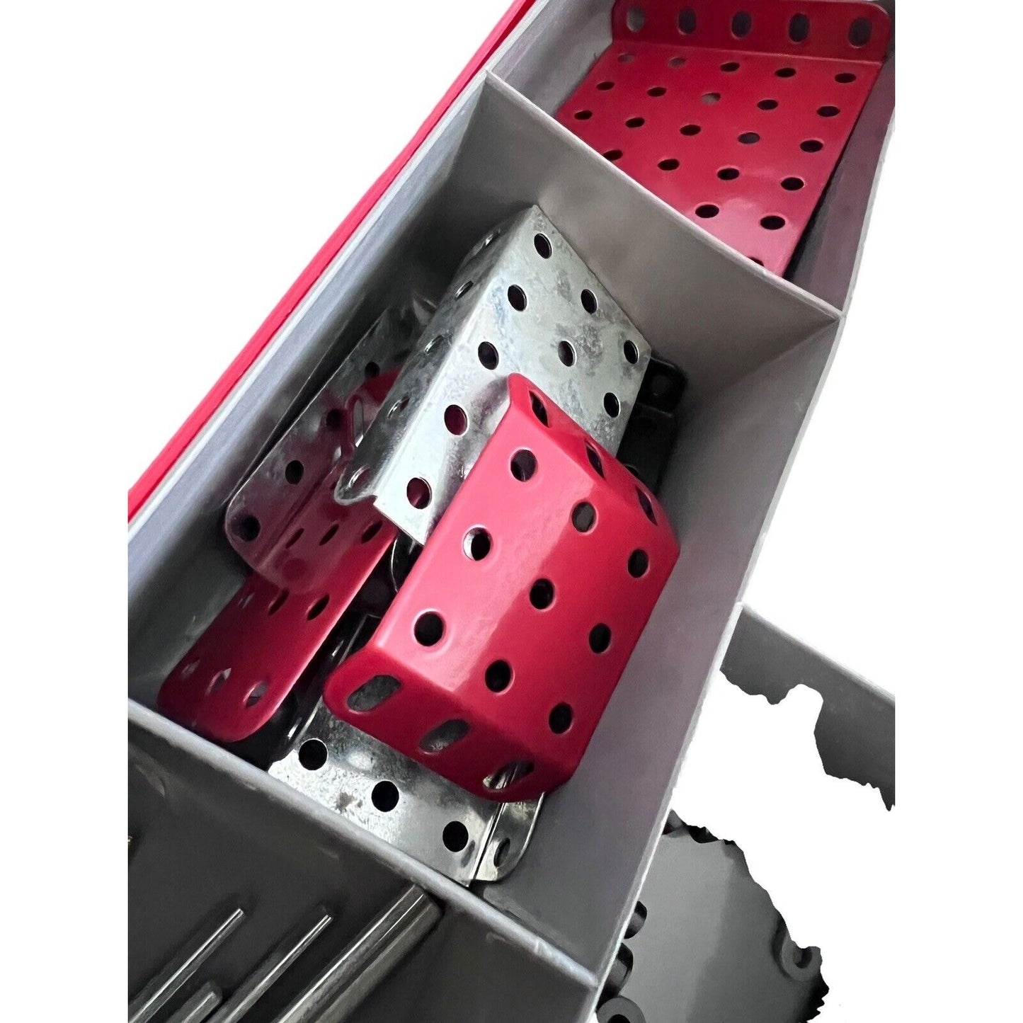 Meccano Motorized Remote Control Erector Set #416460 Preowned Case