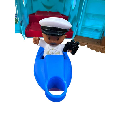 Fisher Price Little People Friendship Cruise Ship W/ Lights & Sound Tested Works