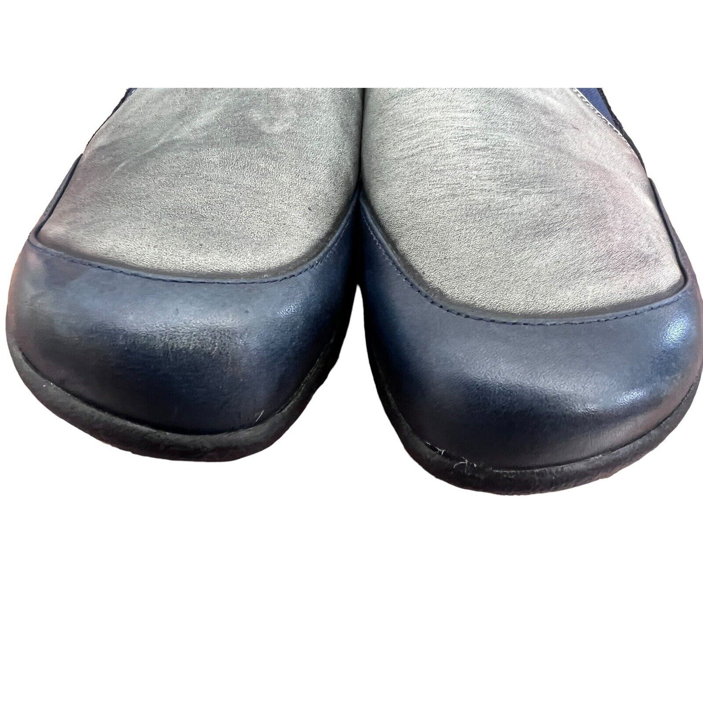 Size 9 (eu 40) Naot Made in Israel Navy Blue Slip On Comfort Shoes