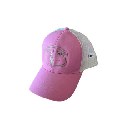 Local Dog Pink Trucker Hat Snapback Ball Cap Preppy Coastal