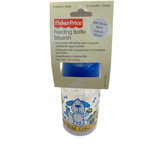Fisher Price 5oz Baby Bottle Road Crew Puppy Truck New