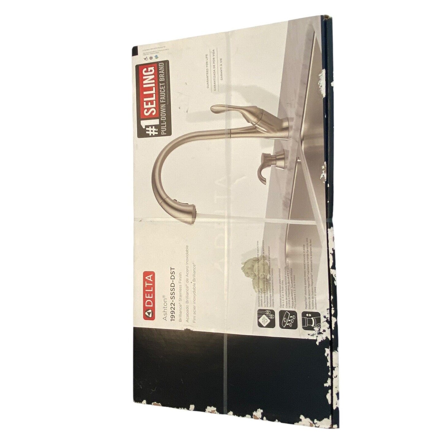 Delta Ashton Pull-Down Faucet Stainless Steal Model 19922Z-SSSD-DST NEW