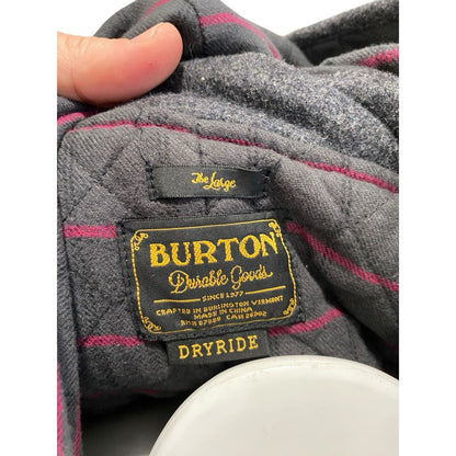 Size Large Burton DryRide Women WB Stevie Jacket Wool Grey Hood Classic