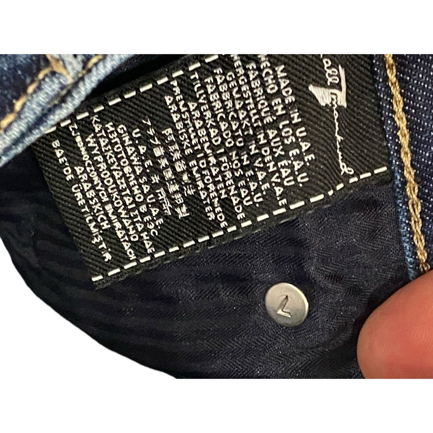 7 SEVEN FOR ALL MANKIND JEANS Original Bootcut Dark Flare Stretch Great Cond