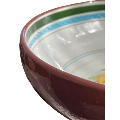 12” Stangl Pottery Country Garden Floral Serving Fruit Bowl Floral USA Large