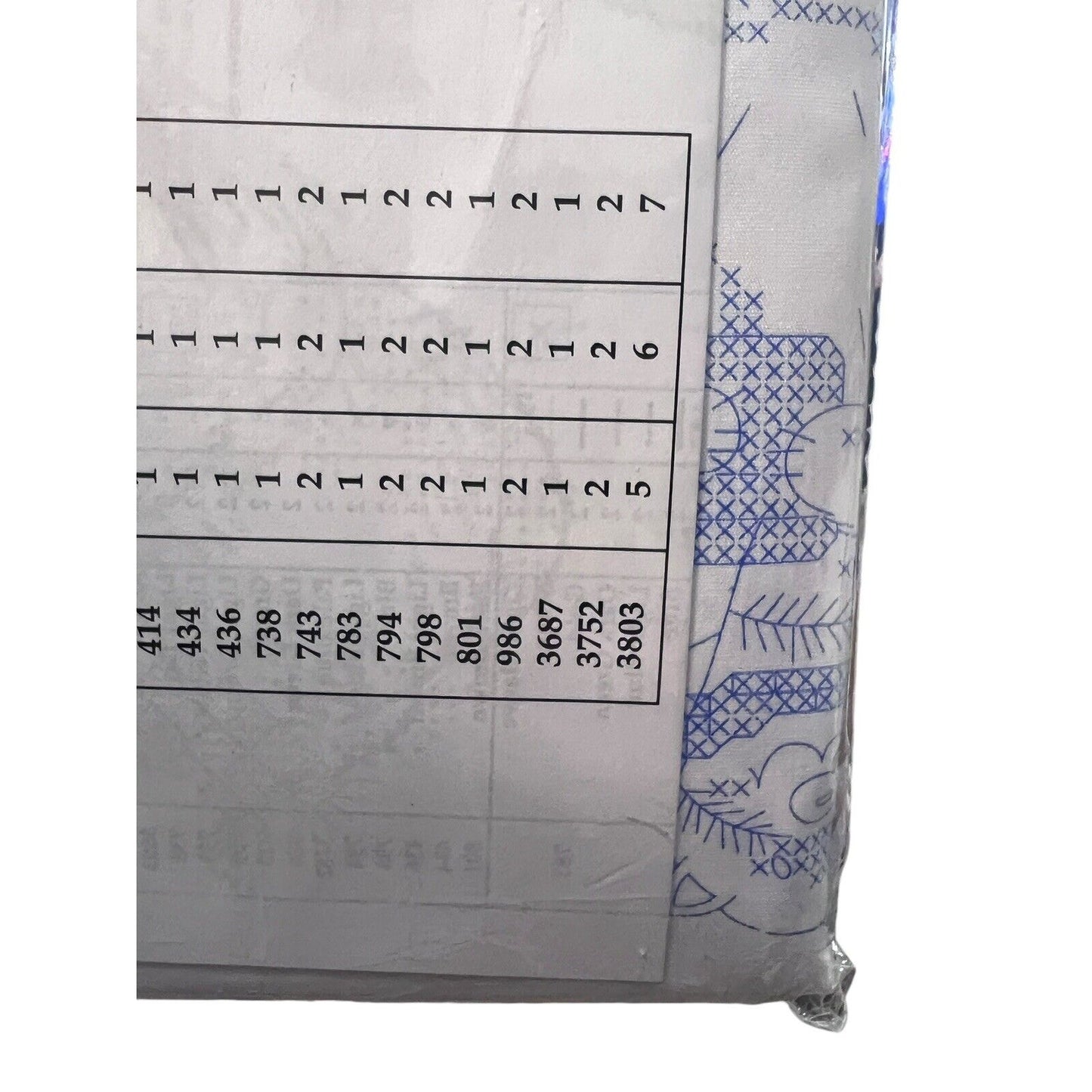 Bucilla Stamped Embroidery Kit 84569 Pfaltzgraff Snow Bear Tablecloth 52x70