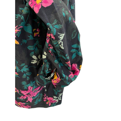 The Drop Blake Long Floral Button Down Jacket Dress Size 3X