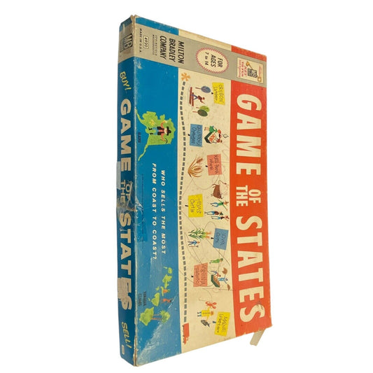 Game Of The States Milton Bradley 1978 RARE Vintage Family Student USA Map 4920