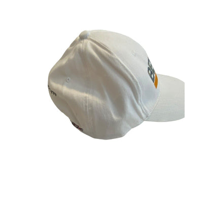 Behr Pro White Baseball Hat Embroidered Logo Ball Cap Hook Loop Adjustable