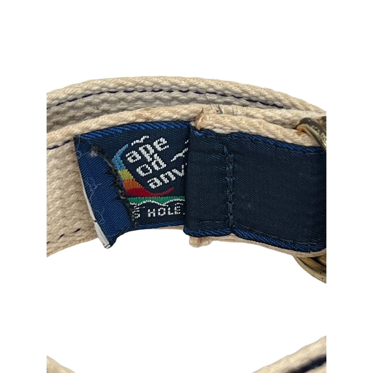 90’s Cape Cod Canvas Rainbow Belt Youth Fits Up To 26” Preppy Y2K Vintage Mass