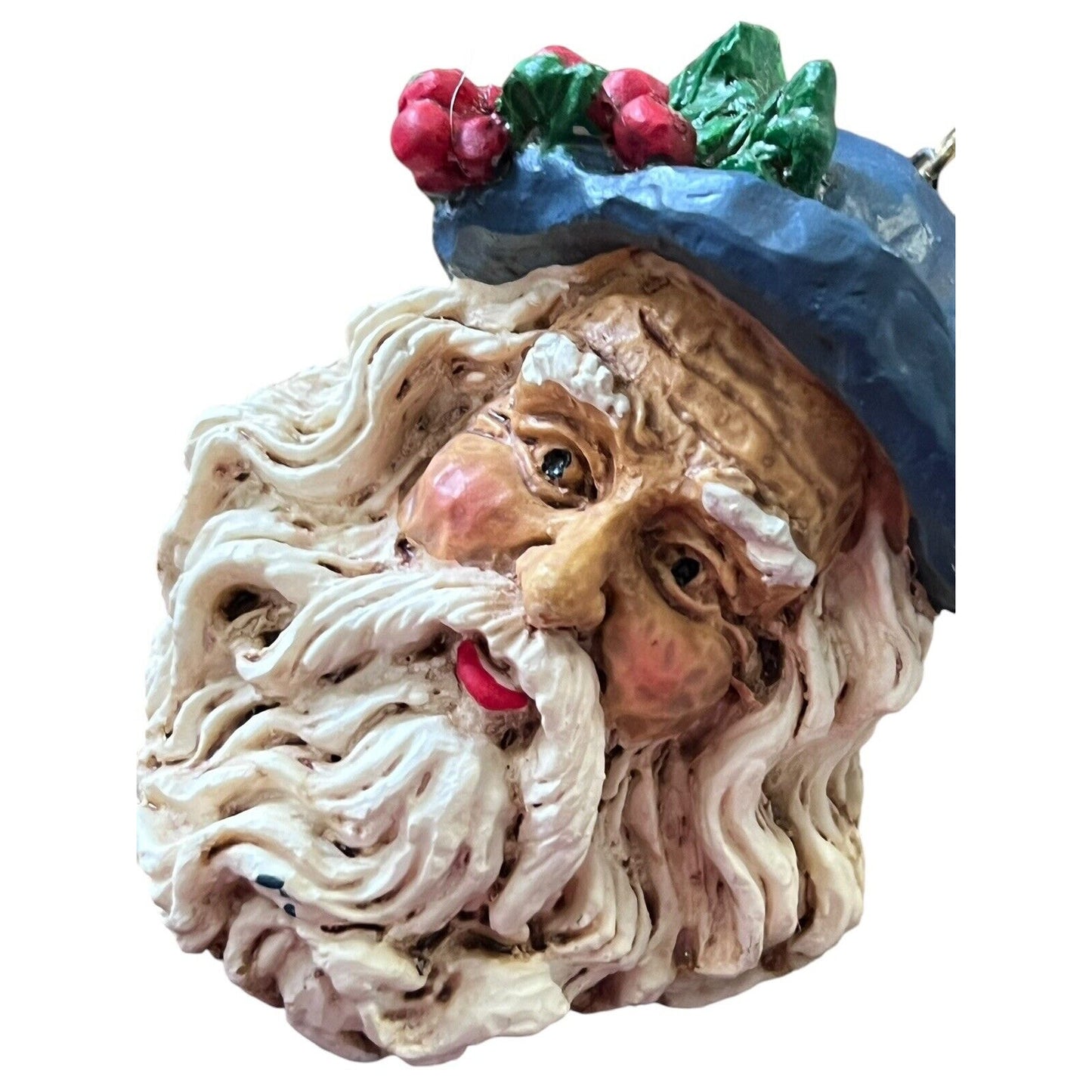 Santa Claus Old World Style Classic Resin Christmas Ornament Set Holiday
