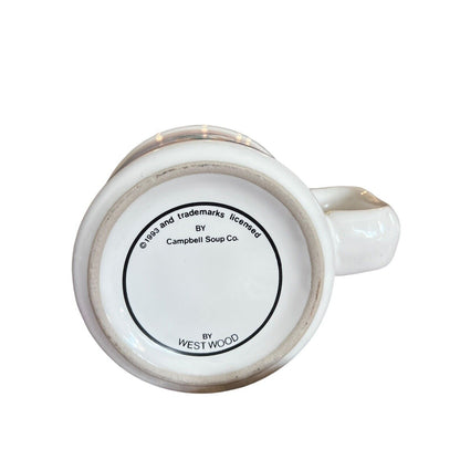 Vintage Campbell’s Soup Mug 14oz By Westwood 1998 ceramic mug kids in garden